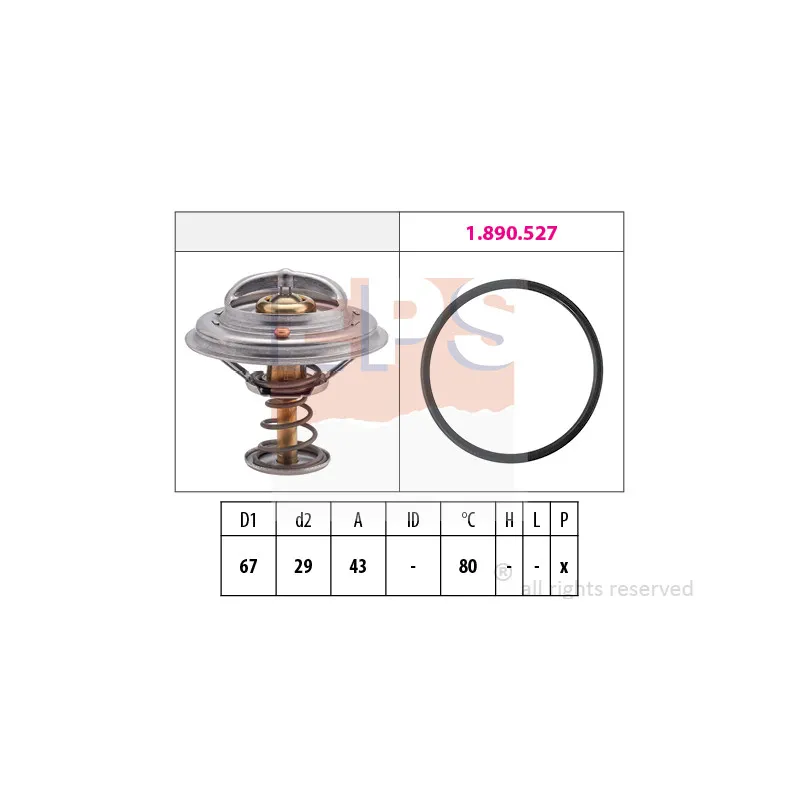 Thermostat d'eau EPS 1.880.549