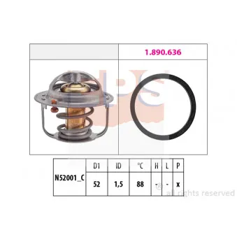 Thermostat d'eau EPS 1.880.554