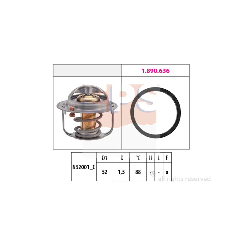 Thermostat d'eau EPS 1.880.554