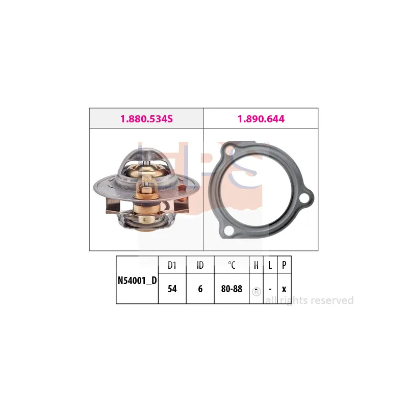 Thermostat d'eau EPS 1.880.587