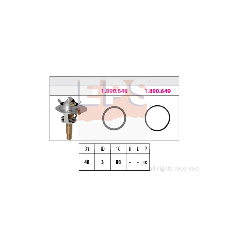 Thermostat d'eau EPS 1.880.609