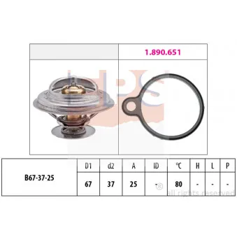 Thermostat d'eau EPS 1.880.613