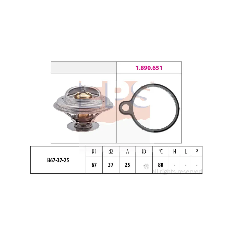 Thermostat d'eau EPS 1.880.613
