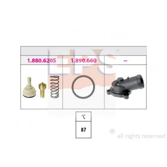 Thermostat d'eau EPS 1.880.621K