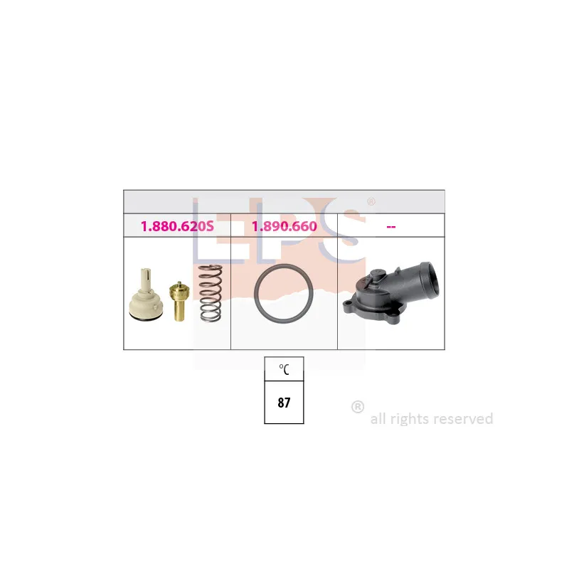 Thermostat d'eau EPS 1.880.621K