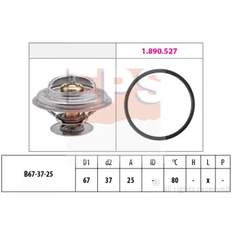 Thermostat d'eau EPS 1.880.623
