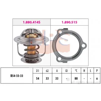 Thermostat d'eau EPS 1.880.633
