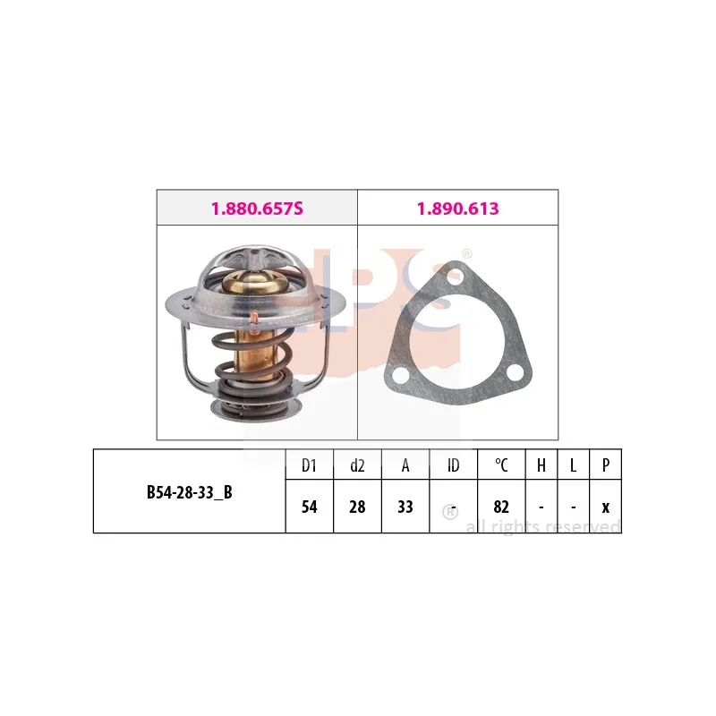 Thermostat d'eau EPS 1.880.637