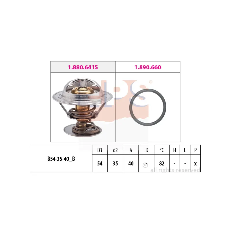 Thermostat d'eau EPS 1.880.641