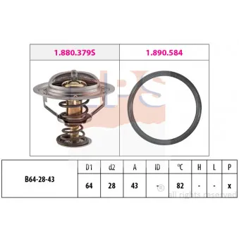 Thermostat d'eau EPS 1.880.649