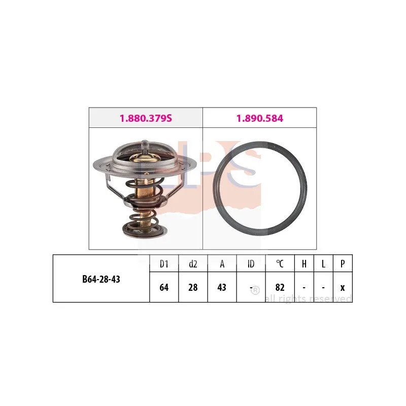 Thermostat d'eau EPS 1.880.649