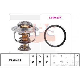 Thermostat d'eau EPS 1.880.650