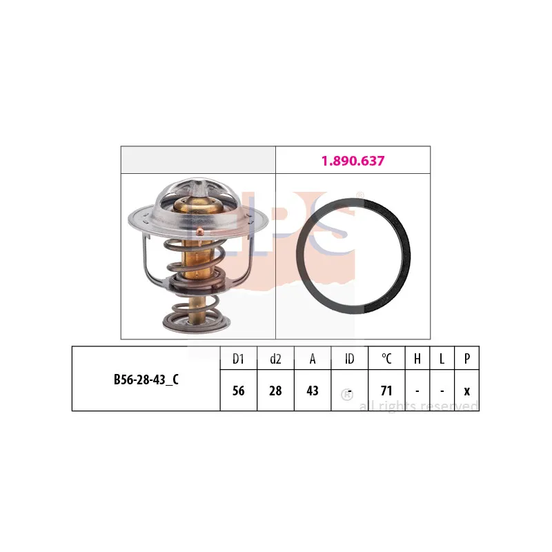 Thermostat d'eau EPS 1.880.650