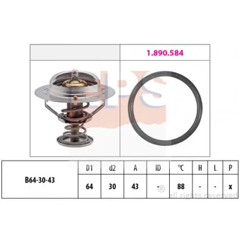 Thermostat d'eau EPS 1.880.651