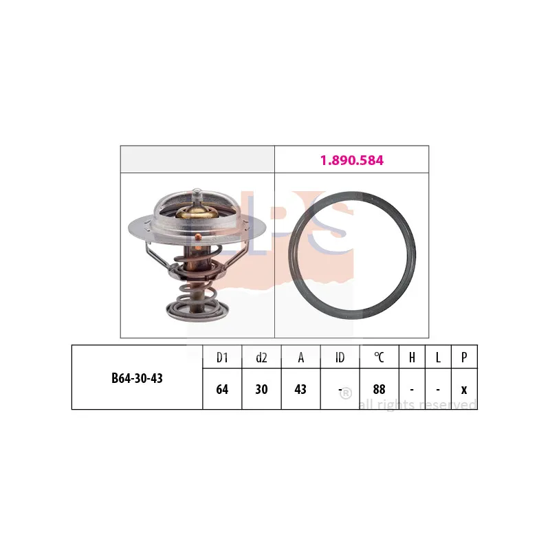 Thermostat d'eau EPS 1.880.651