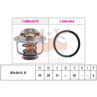 Thermostat d'eau EPS 1.880.657