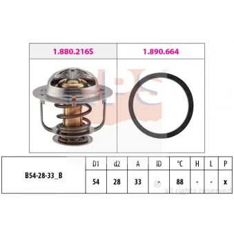 Thermostat d'eau EPS 1.880.658