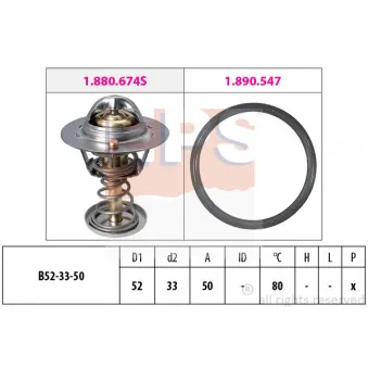 Thermostat d'eau EPS 1.880.674