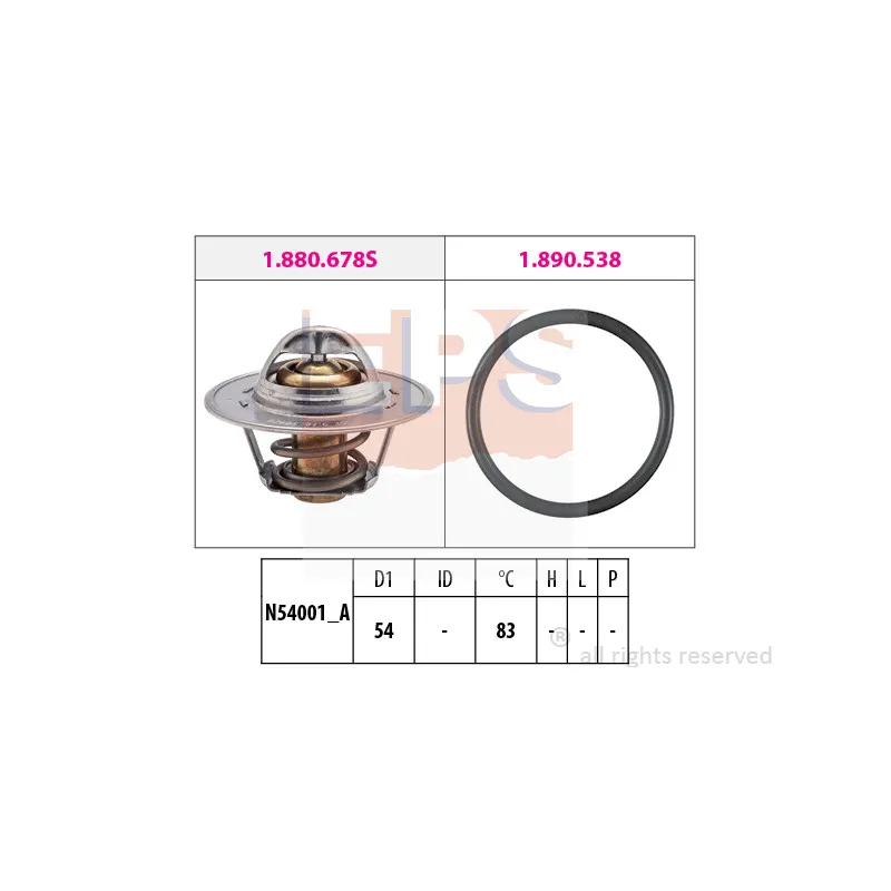 Thermostat d'eau EPS 1.880.678