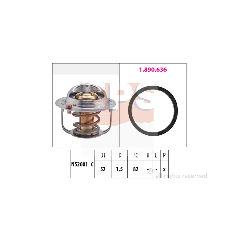 Thermostat d'eau EPS 1.880.679