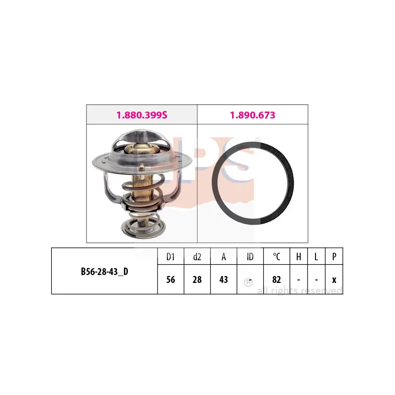 Thermostat d'eau EPS 1.880.683