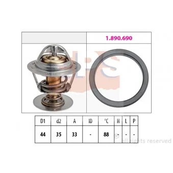 Thermostat d'eau EPS 1.880.685