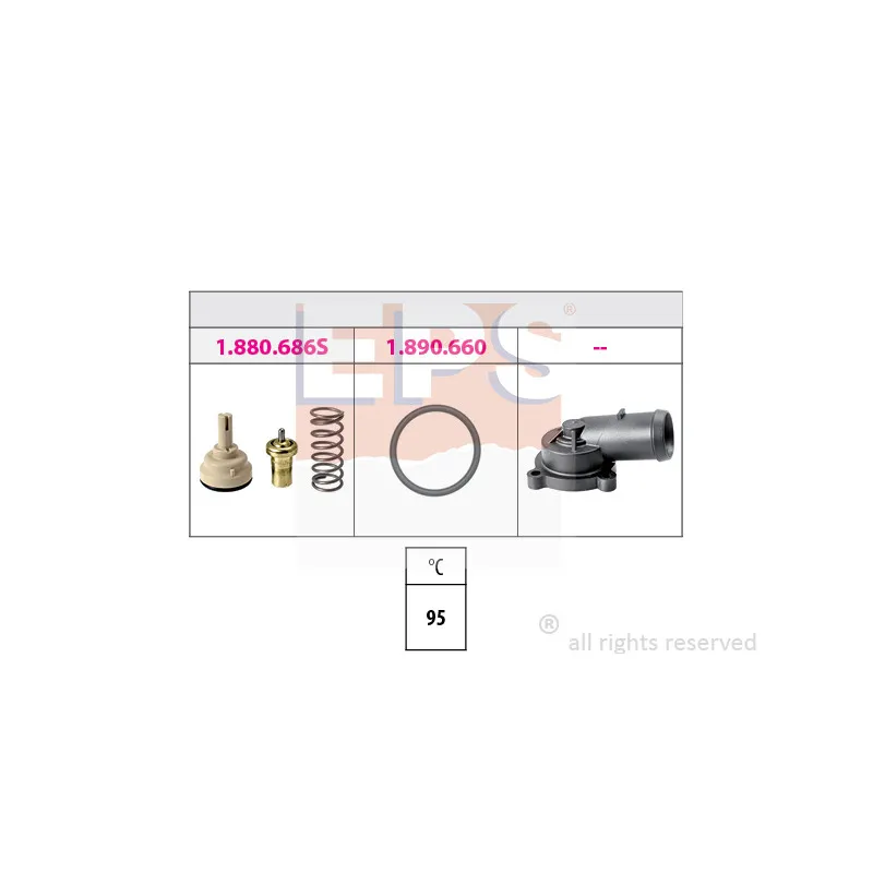 Thermostat d'eau EPS 1.880.686K