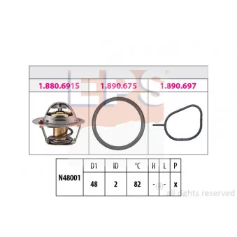 Thermostat d'eau EPS 1.880.692