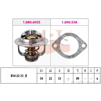 Thermostat d'eau EPS 1.880.693