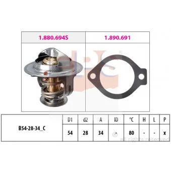 Thermostat d'eau EPS 1.880.694