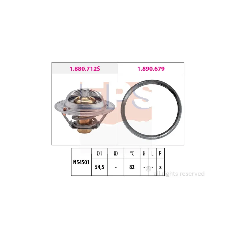 Thermostat d'eau EPS 1.880.712