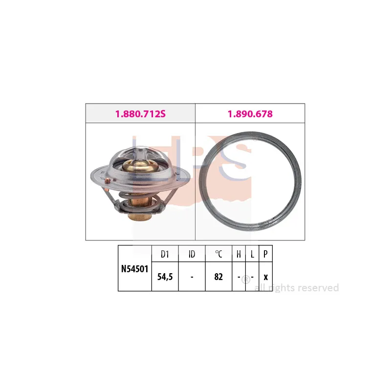 Thermostat d'eau EPS 1.880.713