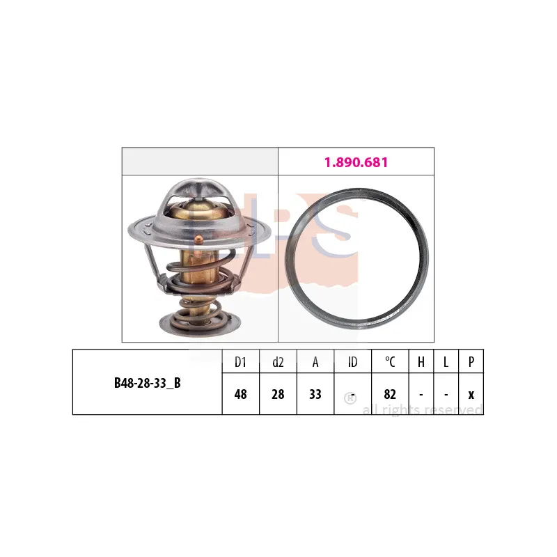 Thermostat d'eau EPS 1.880.724