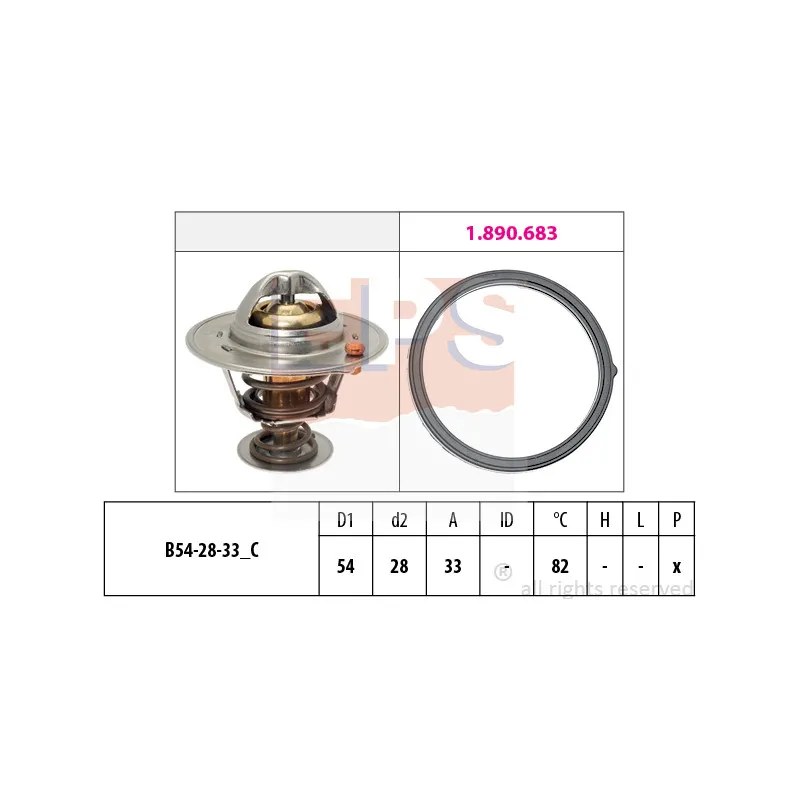 Thermostat d'eau EPS 1.880.726