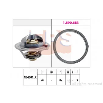 Thermostat d'eau EPS 1.880.727