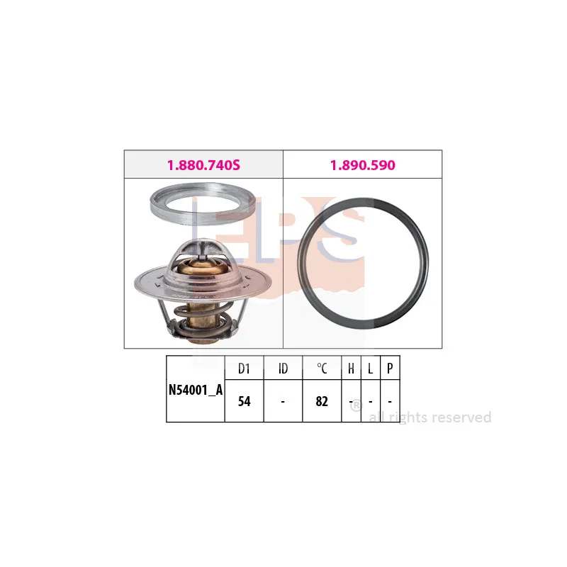 Thermostat d'eau EPS 1.880.740