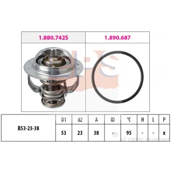 Thermostat d'eau EPS 1.880.742