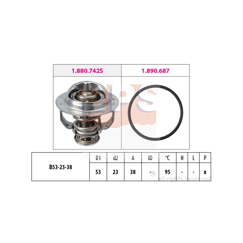 Thermostat d'eau EPS 1.880.742