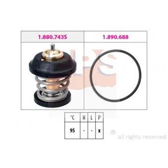 Thermostat d'eau EPS 1.880.743