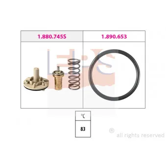 Thermostat d'eau EPS 1.880.745
