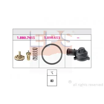 Thermostat d'eau EPS 1.880.745K