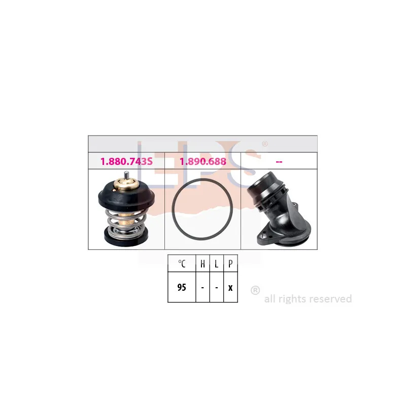 Thermostat d'eau EPS 1.880.757K