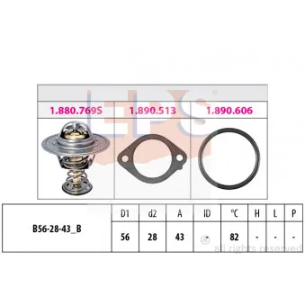 Thermostat d'eau EPS 1.880.769