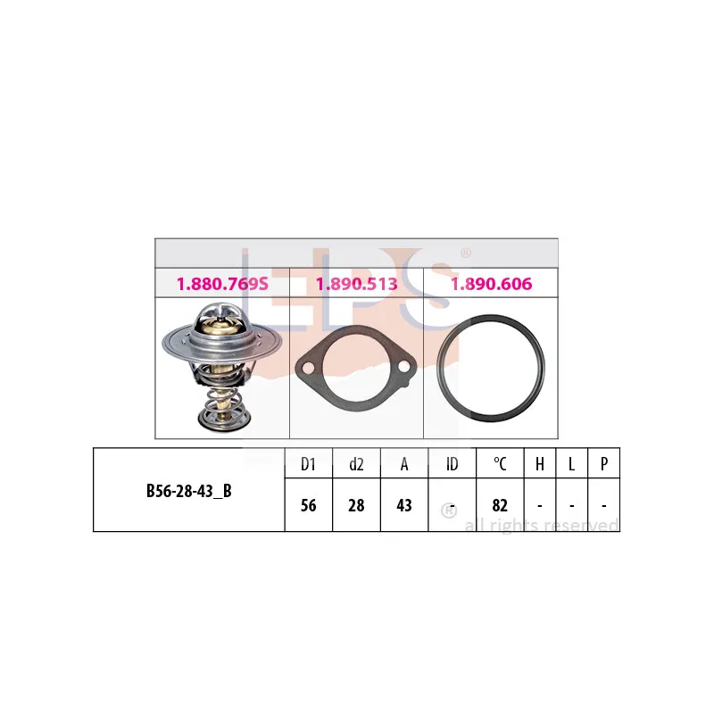 Thermostat d'eau EPS 1.880.769
