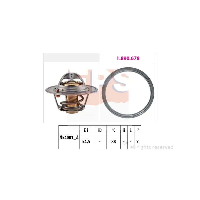 Thermostat d'eau EPS 1.880.787