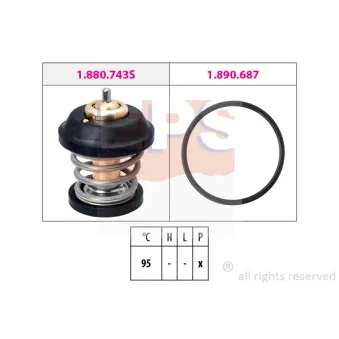 Thermostat d'eau EPS 1.880.799
