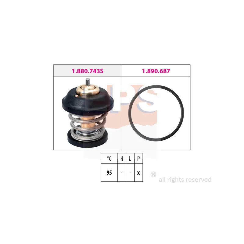 Thermostat d'eau EPS 1.880.799