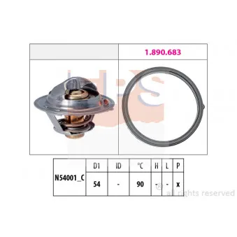 Thermostat d'eau EPS 1.880.802