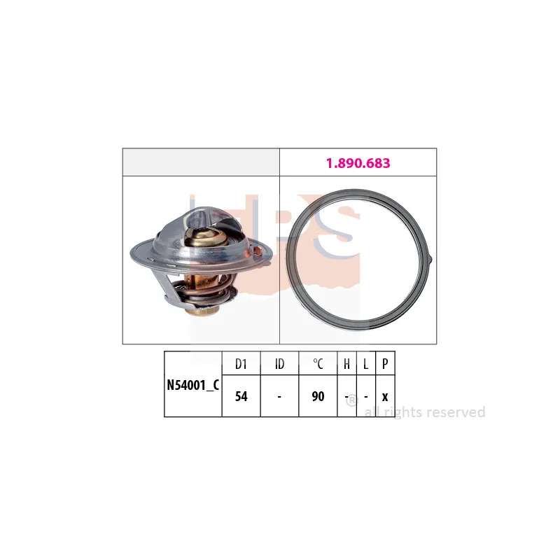 Thermostat d'eau EPS 1.880.802