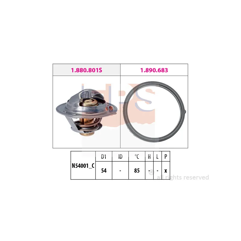 Thermostat d'eau EPS 1.880.803